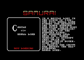 Castle of the Skull Lord (1984)(Samurai Software) screen shot title